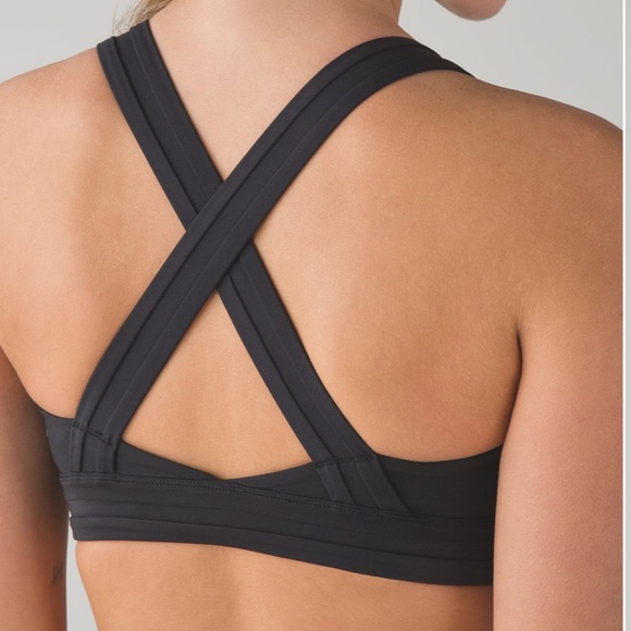 Lululemon Rack Pack Bra (black) Sz 6 - Picture 4 of 6